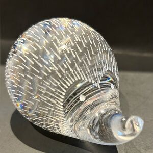 Hedgehog Art Glass Figurine Kosta Boda Scandinavian Signed Vicke Lindstrand